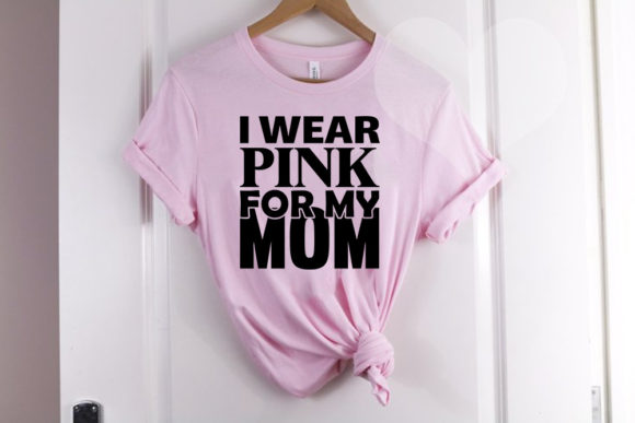 Breast Cancer Svg Design, I Wear Pink F Graphics and T-Shirt Designs