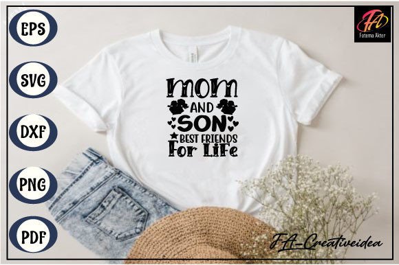 Mom and Son Best Friends for Life Svg Review