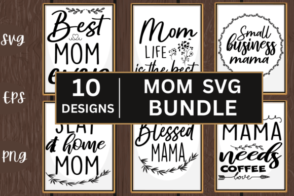 Mom SVGs T-shirt Design Bundle: Graphics and T-Shirt Designs Review
