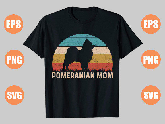 Pomeranian Mom Graphics and T-Shirt Designs Review