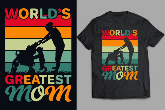 Vintage Mother s Day T-Shirt Design 2 Graphics and Print Templates Review