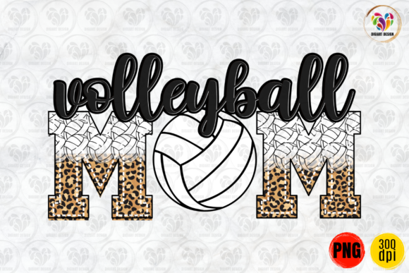 Volleyball Mom Leopard Sublimation Graphics and Print Templates Review